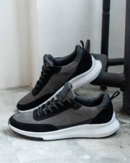 Чоловічі кросівки OBSIDIAN GREY темно-сірі, вигляд збоку