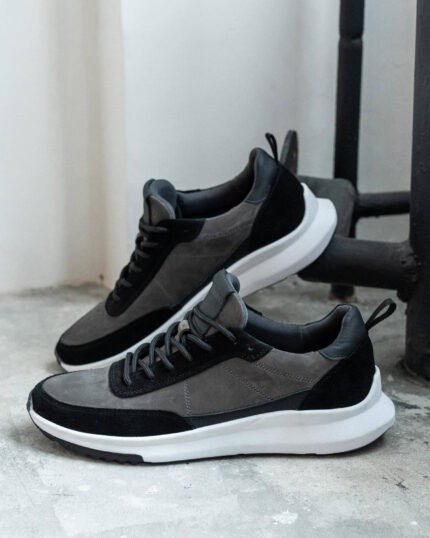 Чоловічі кросівки OBSIDIAN GREY темно-сірі, вигляд збоку