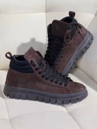 Чоловічі ботинки PRIME BROWN коричневі, боковий ракурс