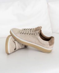 Чоловічі кеди літні AERO WHITE білі профіль та підошва