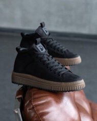 пропиши всю информацию для сео фото товара чоловічі ботинки NERO BLACK