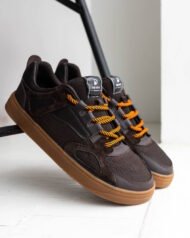 Чоловічі Barefoot анатомічні FLY BROWN коричневі мінімалістичні кросівки з гнучкою підошвою