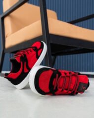 Чоловічі Barefoot анатомічні FLY RED червоні мінімалістичні кросівки вигляд підошви