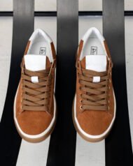 Чоловічі кеди літні AERO FIRE коричневі вигляд зверху пара