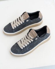 Чоловічі кеди літні AERO GREY сірі пара вигляд під кутом