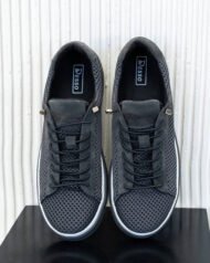 Чоловічі кеди літні RIVO GREY сірі вигляд зверху