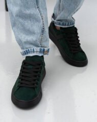 Темно-зелені чоловічі кеди HUNTER GREEN ракурс зверху