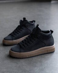 Чоловічі ботинки NERO BLACK чорні, ракурс 3/4