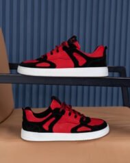 Чоловічі Barefoot анатомічні FLY RED червоні мінімалістичні кросівки на полиці