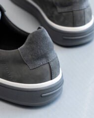 Чоловічі кеди BLAZE GREY сірі задник та текстура матеріалу