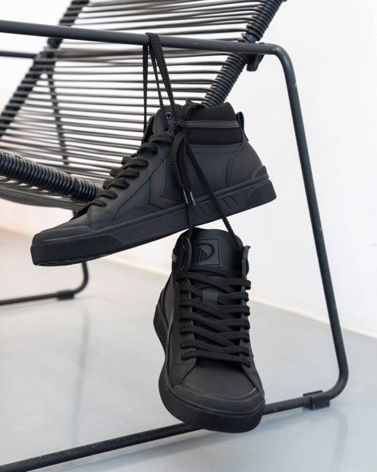 пропиши всю информацію для сео фото товара чоловічі кеди високі NY-STAR BLACK