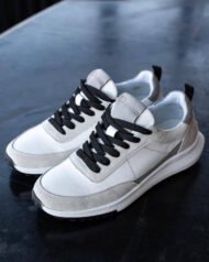 Чоловічі кросівки OBSIDIAN WHITE білі, предметне фото 3/4 ракурс