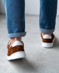 Задня частина чоловічих кедів VORTEX FOX рудо-коричневого кольору