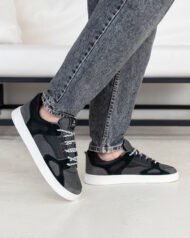 Чоловічі Barefoot анатомічні FLY GREEN зелені на нозі боковий вигляд