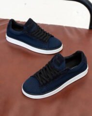 Чоловічі кеди літні RIVO BLUE сині вигляд зверху пара