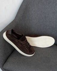 Чоловічі кеди VORTEX BROWN темно-коричневі вигляд підошви