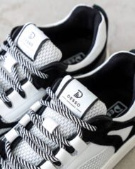 Чоловічі Barefoot анатомічні FLY WHITE білі мінімалістичні кросівки деталь шнурівки