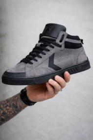 Чоловічі високі кеди NY-STAR GRAFIT графітові в руці