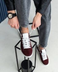 пропиши всю інформацію для сео фото товара чоловічі кеди літні AERO RED