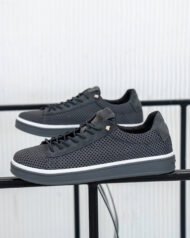 Чоловічі кеди літні RIVO GREY сірі пара вигляд збоку